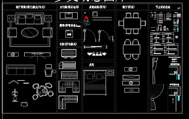 Thư Viện AutoCAD Nội Thất 4 Thư Viện AutoCAD Nội Thất 4