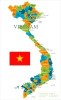  Bản đồ hành chính 34 tỉnh thành Việt Nam   File pdf, .ai, corel 