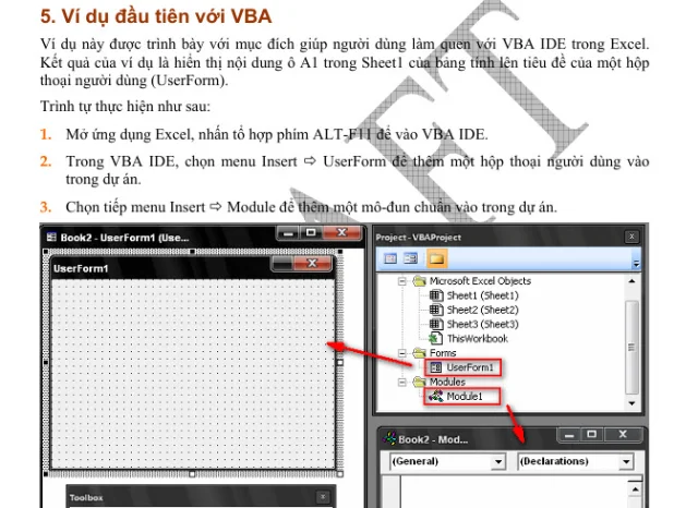  Giáo Trình Lập Trình VBA Excel PDF  6