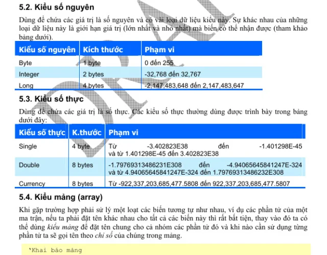  Giáo Trình Lập Trình VBA Excel PDF  7