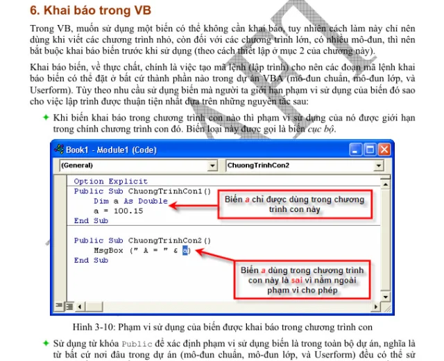  Giáo Trình Lập Trình VBA Excel PDF  8