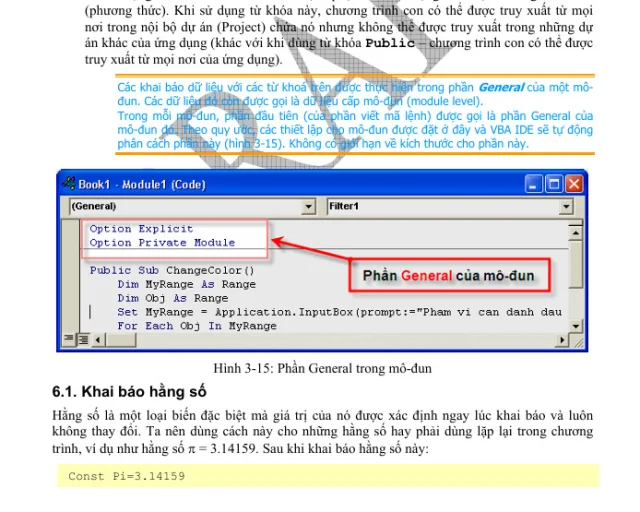  Giáo Trình Lập Trình VBA Excel PDF  9