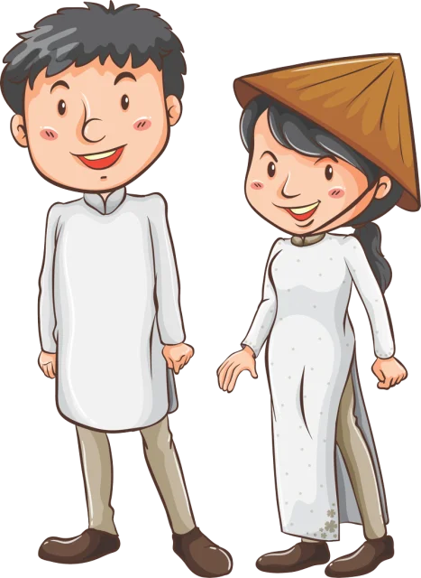  File Vector Áo Dài Việt Nam Corel Ai  7