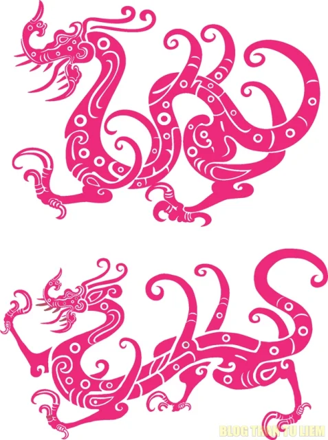 File vector vẽ Con Rồng Corel 1 File vector vẽ Con Rồng Corel 1