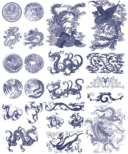 File vector vẽ Con Rồng Corel 12 File vector vẽ Con Rồng Corel 12