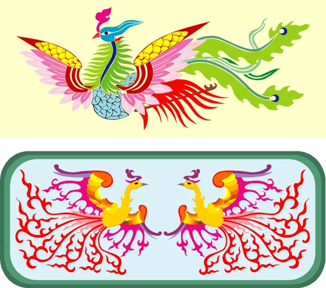  File Vector Chim Phượng Corel  1