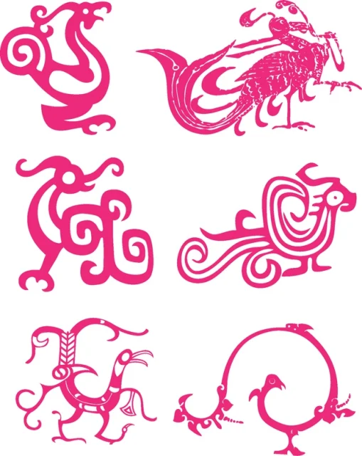  File Vector Chim Phượng Corel  2