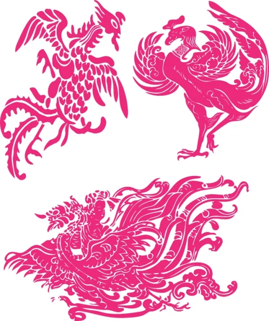  File Vector Chim Phượng Corel  4