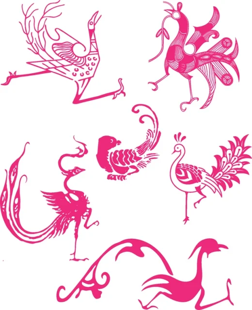  File Vector Chim Phượng Corel  6