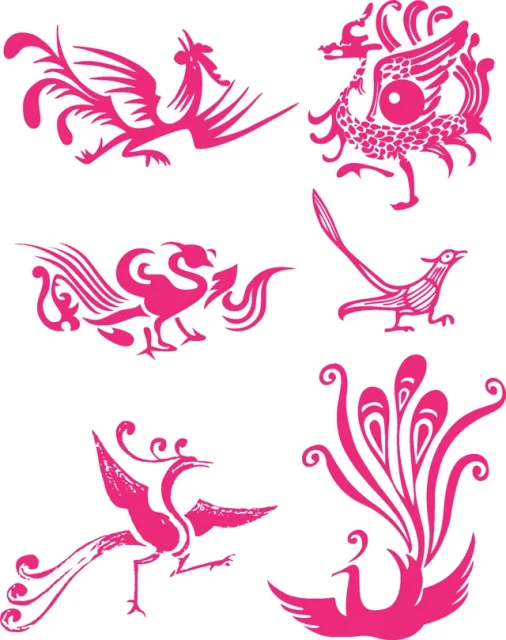  File Vector Chim Phượng Corel  7