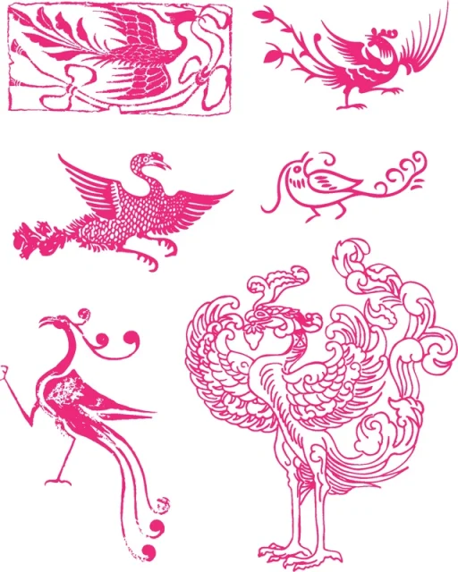  File Vector Chim Phượng Corel  9