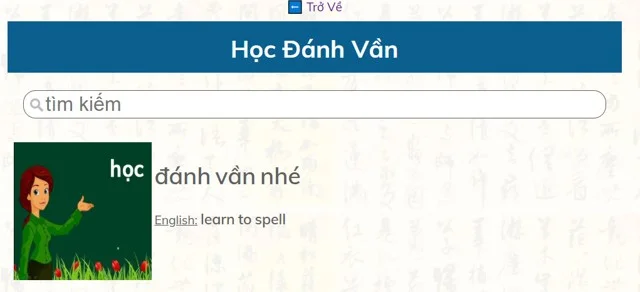 Ứng Dụng Đánh Vần Tiếng Việt 1 Ứng Dụng Đánh Vần Tiếng Việt 1